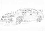 Jdm Car Subaru Drawings Wrx Sti Rally Sketch Paintingvalley sketch template