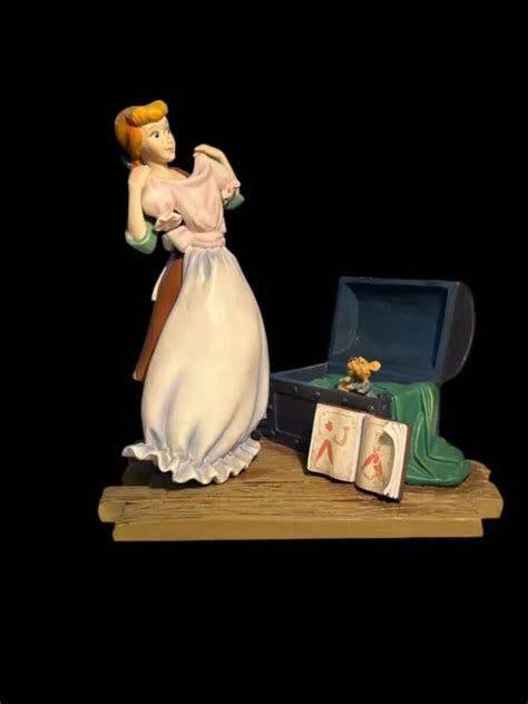 walt disney cinderella isnt  lovely disney story book figurine princess mice  picclick