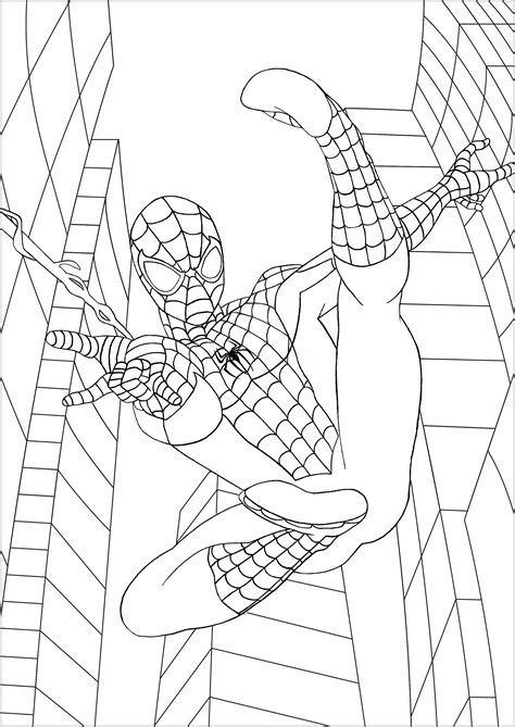 printable spiderman coloring pages