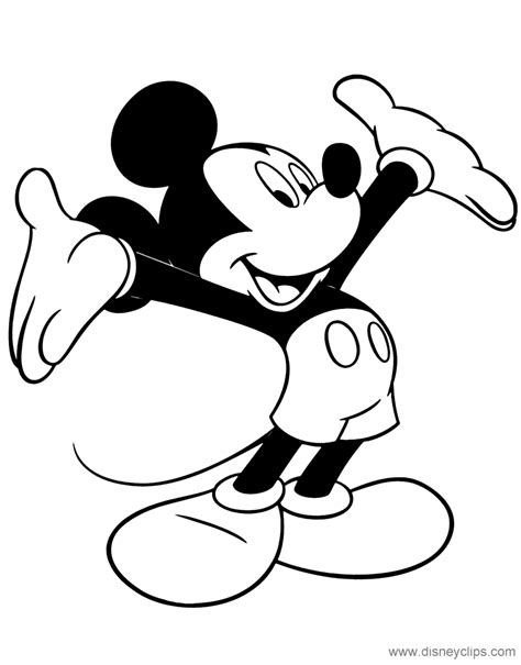 mickey mouse coloring pages  printable