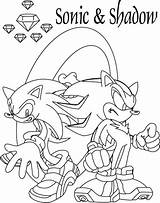 Sonic Shadow Coloring Pages Printable Vs Colouring Color Getdrawings Sheets Print Getcolorings sketch template