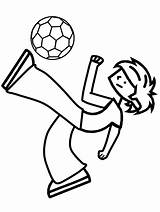 Coloring Sports Pages Kids Soccer Ball Printable Boys Kicking Clipart Boy Kick Cliparts Print Sheets Color Bestcoloringpagesforkids Animal Plus Clipartbest sketch template