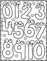 Coloring Pages Preschool Numbers Learning Sheets Kindergarten Pond Club Choose Board sketch template