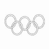 Rings Olympic Surfnetkids Coloring Olympics sketch template