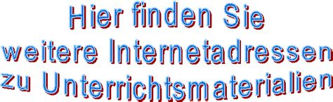 links zu unterrichtsmaterialien deutsch