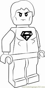 Lego Coloring Superboy Pages Coloringpages101 sketch template