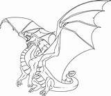 Dragon Coloring Pages Printable Dragons Adults Color Drawings sketch template