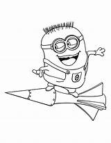 Minionki Kolorowanki Minions Coloring Minion Colorare Darmowe Disegni Movie Bladzijden Boek Despicable Animated Colori Artigianato Adesivi Fantasie Fai Insegnanti Bambini sketch template