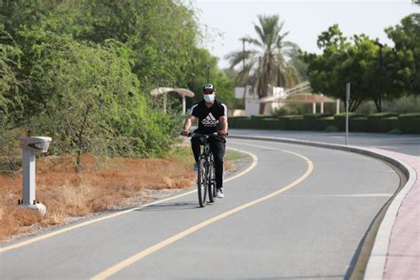 dubai municipality opens mushrif park  cycling enthusiasts daily      pm