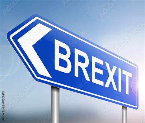 brexit sign concept stock illustration adobe stock