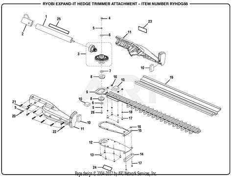 luxury ryobi expand  parts diagram