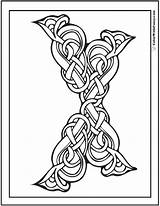 Celtic Knot Designs Vine Vines Drawing Coloring Pages Irish Patterns Printable Pattern Cross Gaelic Color Floral Drawings Line Colorwithfuzzy Flowers sketch template