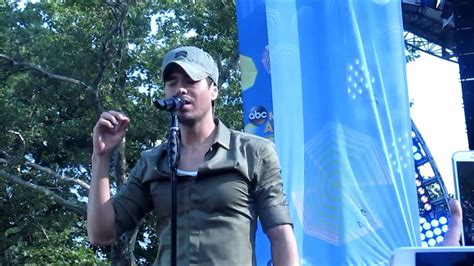 enrique iglesias you and i sex love live concert at central park youtube