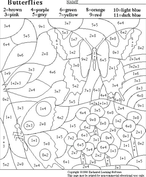 math color  number coloring pages coloring home