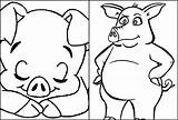 Porquinhos Lindos Infantis Criação Poderão Bastante sketch template