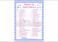 Gender Reveal Party Game What's in Your Purse by BabyShowerBakery