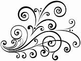 Clipart Scrollwork Scroll Wikiclipart Work sketch template
