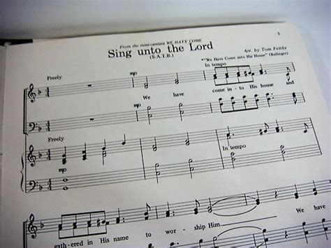 sing   lord  copies  sheet   tom fettke etsy