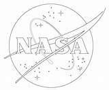 Nasa Coloring Logo Pages Space Printable Color Supercoloring Drawing Colouring Logos Sheets Easy Print Shuttle Party Spaceships Silhouette Version Diy sketch template