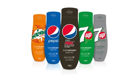 sodastream  release pepsico concentrates dieline design branding packaging inspiration
