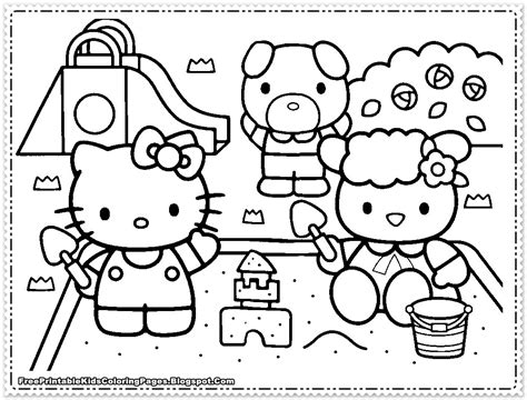 kitty coloring pages  girls  printable kids coloring