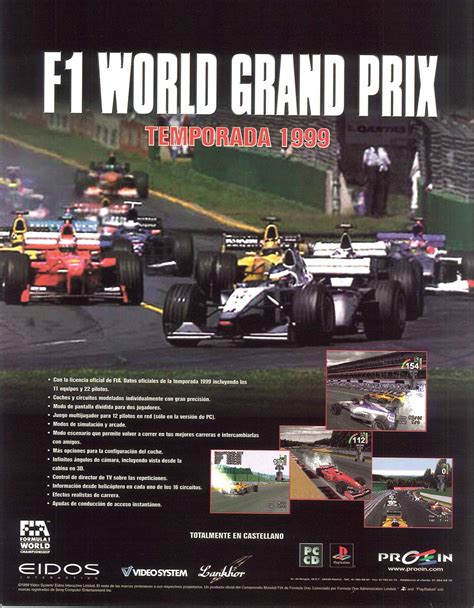 F1 World Grand Prix 1999 Season Psx Cover