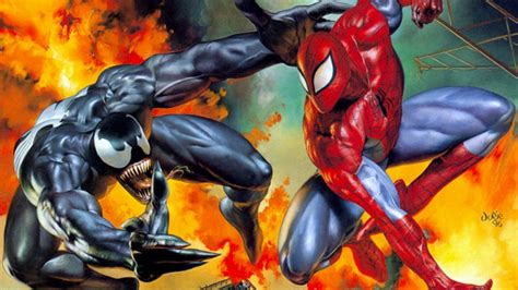 off my mind flash thompson fights spider man as venom comic vine