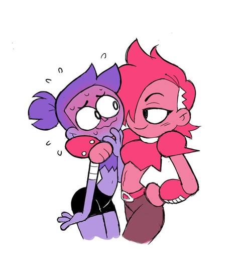 Enid X Red Action Ok K O Let S Be Heroes Ok Ko Cartoon Network