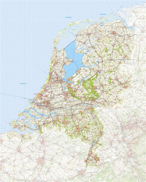 koop topografische landkaart nederland  voordelig  bij commee