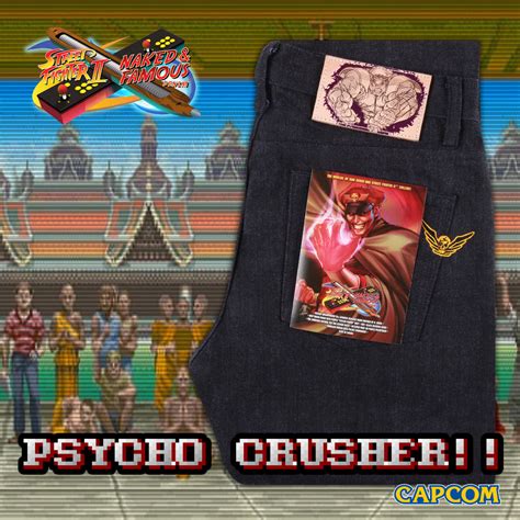 street fighter 2 x naked and famous denim tate yoko