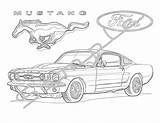 Mustang Coloring sketch template