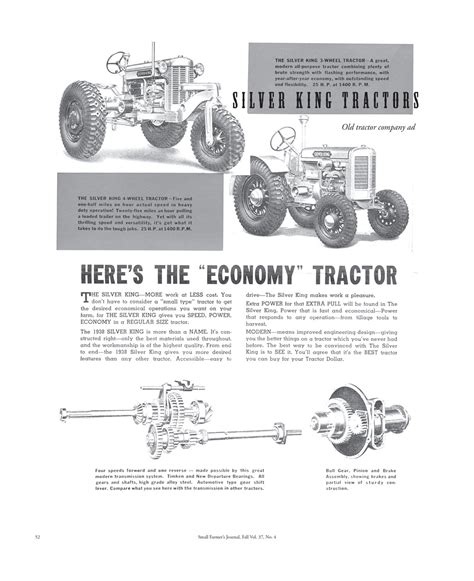 silver king tractors small farmers journalsmall farmers journal