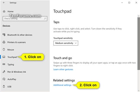 enable  disable touchpad multifinger gestures  windows  tutorials