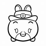 Tsum Coloring Pages Books Printable sketch template