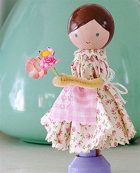Country Girl Clothespin Doll Pattern Posie Patterns And Kits To