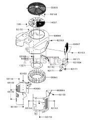 fxv bs kawasaki engine parts lookup  diagrams partstree
