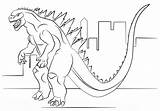 Godzilla Dibujos sketch template