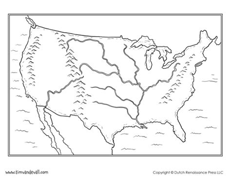 blank map   united states printable usa map  template tims