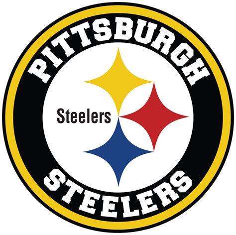 pittsburgh steelers circle logo vinyl decal sticker  sizes