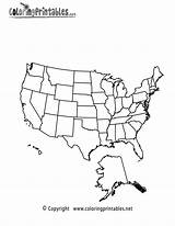 Coloring Map Usa Pages Travel Printable Color America Thank Please Popular sketch template