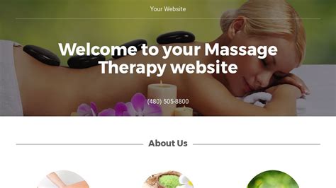 massage therapy website templates godaddy