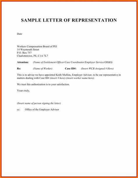 authorization letter  representative  transact business template