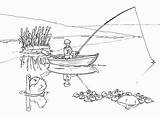Paesaggio Paesaggi Pescador Landschaft Paysage Pescando Swan Calcar Colora Stampa Paisagem Diwarnai Malvorlagen Coloriages Barquita Barca Animalitos Sofina Misti Ecoloringpage sketch template