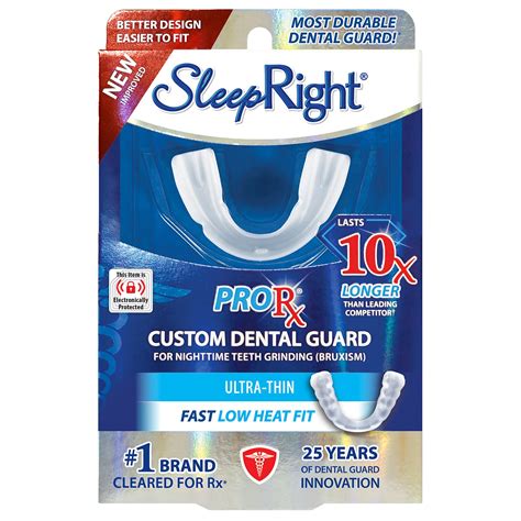 sleepright prorx custom dental guard  nighttime teeth grinding