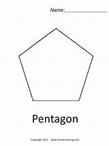 Pentagon Coloring 99kb sketch template