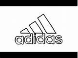 Adidas Logo Coloring Pages Sketch Template sketch template