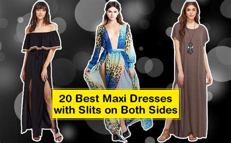 20 Best Maxi Dresses With High Slits On Both Sides To Go Sassy