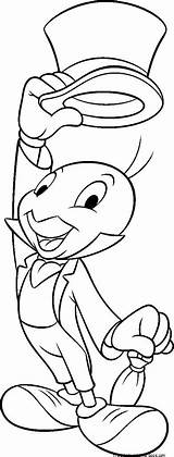 Coloring Jiminy Cricket Disney Pages 1027 sketch template