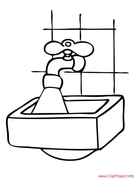 kitchen sink page coloring pages