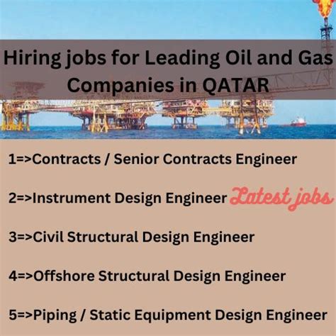 Hiring Jobs For Leading Oil And Gas Companies In Qatar